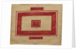 Ceiling plan for the Red Theatre, Leningrad by Kasimir Severinovich Malevich