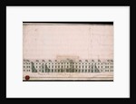 Ludwigsburg Palace. Facade design of the north wing by Anonymous