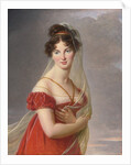 Portrait of Aglae Angelique Gabrielle de Gramont, wife of General Alexander Lvovich Davy by Marie Louise Elisabeth Vigée-Lebrun