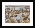 Summer Evening on the Alster-River, Hamburg by Max Liebermann