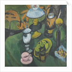 Still life with lamp by Ernst Ludwig Kirchner