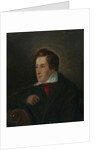 Portrait of the poet Heinrich Heine by Moritz Daniel Oppenheim