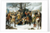 Maréchal de Turenne Asleep on the Eve of the Battle of Turckheim by Charles-Jacques Lebel