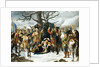 Maréchal de Turenne Asleep on the Eve of the Battle of Turckheim by Charles-Jacques Lebel