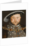 Portrait of King Henry VIII of England by Hans Holbein