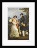 Duke Maximilian Joseph in Bavaria and Ludovika of Bavaria at Schloss Tegernsee by Joseph Karl Stieler