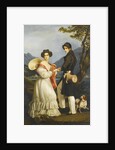 Duke Maximilian Joseph in Bavaria and Ludovika of Bavaria at Schloss Tegernsee by Joseph Karl Stieler
