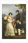 Duke Maximilian Joseph in Bavaria and Ludovika of Bavaria at Schloss Tegernsee by Joseph Karl Stieler