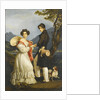 Duke Maximilian Joseph in Bavaria and Ludovika of Bavaria at Schloss Tegernsee by Joseph Karl Stieler