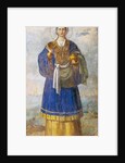 Saint Olga, Princess of Kiev by Ancient Russian frescos