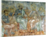 The Descent of the Holy Spirit by Ancient Russian frescos