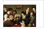 The Schadow Circle. (The Bendemann Family and their Friends) by Eduard Bendemann