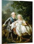 Charles de Bourbon, comte dArtois with his sister Clotilde by François-Hubert Drouais