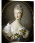 Jeanne Bécu, comtesse Du Barry as Flora by François-Hubert Drouais