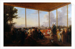 Audience Given in Constantinople by the Grand Vizier Aimali Carac for Francois-Emmanuel Guignard by Francesco Giuseppe Casanova