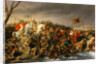 Lothair of France defeats Emperor Otto II on the banks of the Aisne, October 978 by Charles-Barthelemy-Jean Durupt