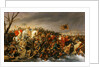 Lothair of France defeats Emperor Otto II on the banks of the Aisne, October 978 by Charles-Barthelemy-Jean Durupt