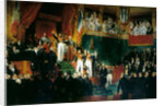 Louis-Philippe I is sworn in as king before the Chamber of Deputies, 9th August 1830 by Eugène Devéria
