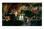 Louis-Philippe I is sworn in as king before the Chamber of Deputies, 9th August 1830 by Eugène Devéria
