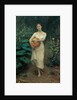 Young Girl Carrying a Pumpkin by Fausto Zonaro
