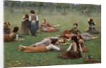 After the Game by Fausto Zonaro
