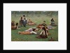After the Game by Fausto Zonaro