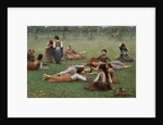 After the Game by Fausto Zonaro
