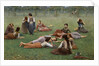 After the Game by Fausto Zonaro