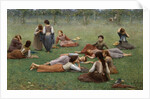 After the Game by Fausto Zonaro