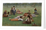 After the Game by Fausto Zonaro