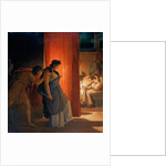 Clytemnestra hesitates before killing the sleeping Agamemnon by Baron Pierre Narcisse Guérin