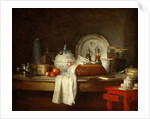 The Officers Mess or The Remains of a Lunch by Jean-Baptiste Siméon Chardin