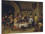 The Bean King (The Feast of the Bean King) by David Teniers the Younger