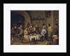 The Bean King (The Feast of the Bean King) by David Teniers the Younger