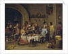 The Bean King (The Feast of the Bean King) by David Teniers the Younger