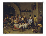 The Bean King (The Feast of the Bean King) by David Teniers the Younger