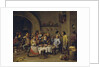 The Bean King (The Feast of the Bean King) by David Teniers the Younger