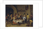 The Bean King (The Feast of the Bean King) by David Teniers the Younger