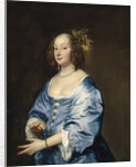 Portrait of Mary (née Ruthven), Lady van Dyck by Sir Anthony van Dyck