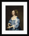 Portrait of Mary (née Ruthven), Lady van Dyck by Sir Anthony van Dyck