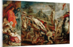 The Elevation of the Cross (sketch for the triptych) by Pieter Paul Rubens