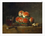 Basket of Peaches by Jean-Baptiste Siméon Chardin