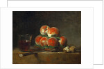 Basket of Peaches by Jean-Baptiste Siméon Chardin