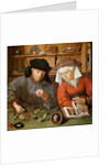 The Moneylender and his Wife by Quentin Massys
