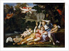 Rinaldo presents Armida with a mirror by Domenichino