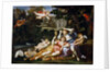 Rinaldo presents Armida with a mirror by Domenichino