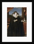 Portrait of Queen Elisabeth of France, Queen consort of Spain by Frans Pourbus the Younger