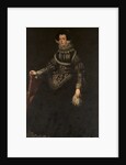 Portrait of Queen Elisabeth of France, Queen consort of Spain by Anonymous