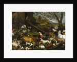 The Animals Board Noahs Ark by Jacopo il vecchio Bassano