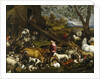 The Animals Board Noahs Ark by Jacopo il vecchio Bassano
